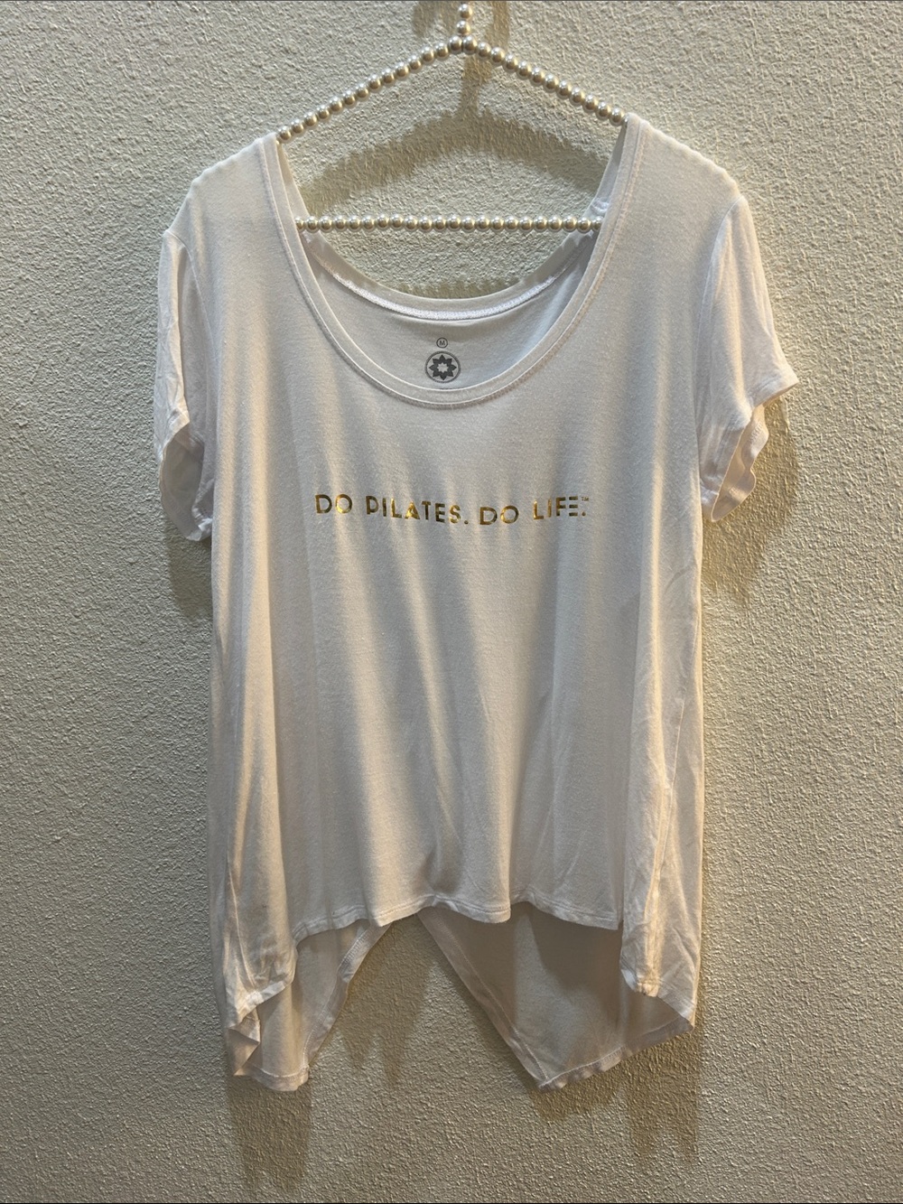 Club Pilates Tulip Hem Tunic Tee Size Medium